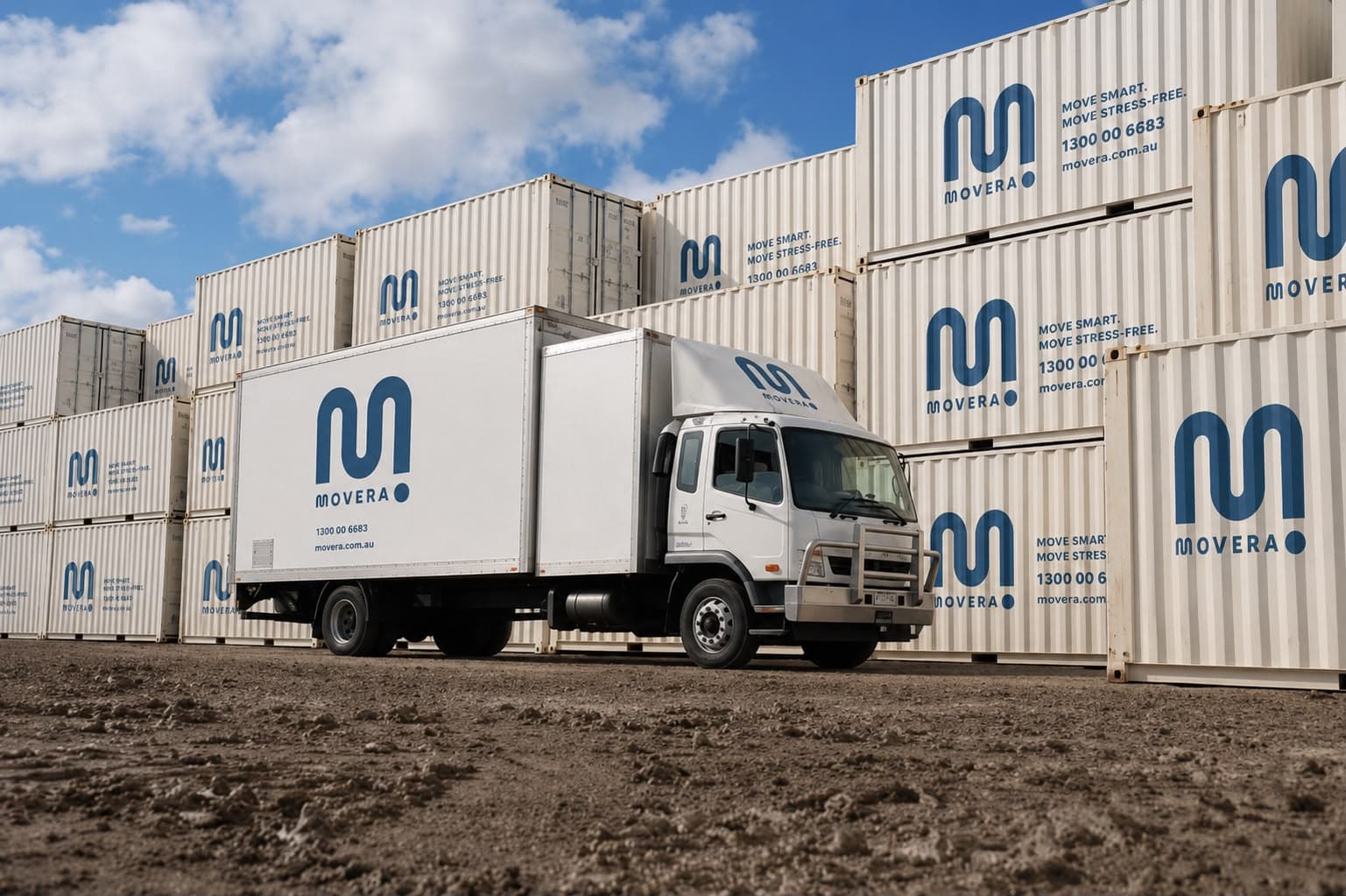 Movera truck and containers